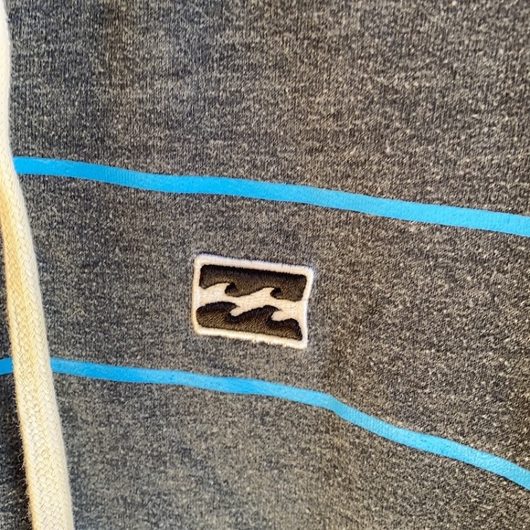 Billabong Blue Stripe Hoody - Picture 7 of 10